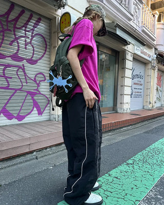 Out-piping tape easy pants