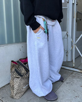 (ORIGINAL) Side-tuck Loose Fit Sweatpants (Fleece Lined)