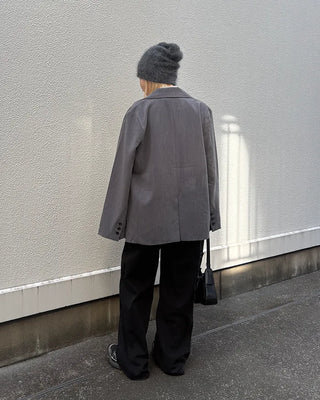 Back slit flap pocket jacket