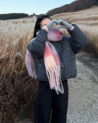 Square check muffler