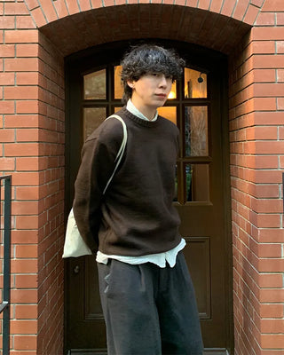 (Unisex) Round Wool Knit