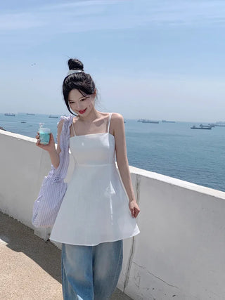 Linen camisole dress