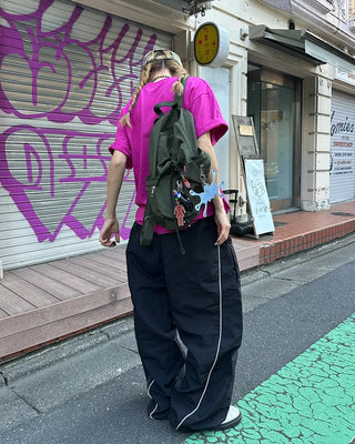 Out-piping tape easy pants