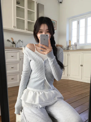 Tiered layered sleeveless top