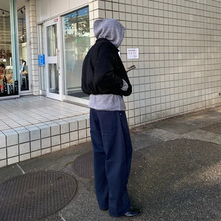 Oversized Boucle Hooded Knit