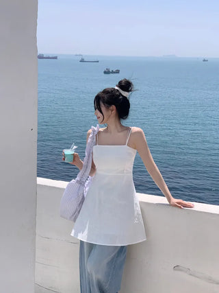 Linen camisole dress