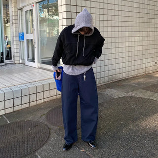 Oversized Boucle Hooded Knit