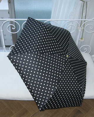 Dot Scallop Hem All-Weather Umbrella