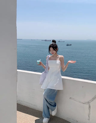 Linen camisole dress