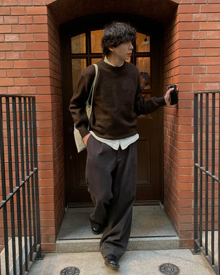(Unisex) Round Wool Knit
