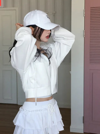(5 colors) DR Balloon Cropped Hoodie