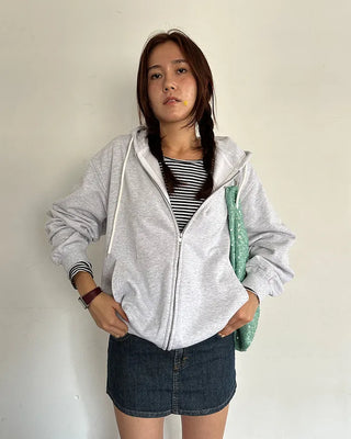 (ORIGINAL) Oversized Double Zip Hoodie (Fleece Lined)