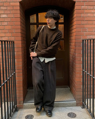 (Unisex) Round Wool Knit