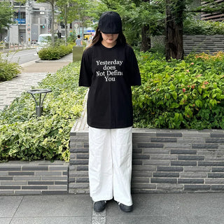 (Unisex) Yesterday Lettering Short-Sleeve T-Shirt