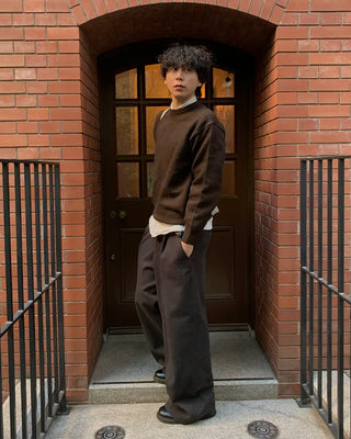 (Unisex) Round Wool Knit
