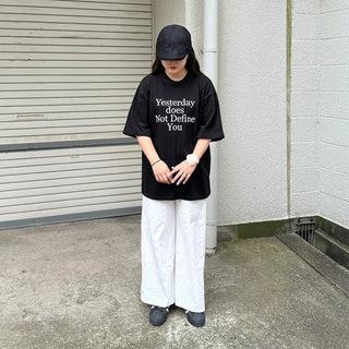 (Unisex) Yesterday Lettering Short-Sleeve T-Shirt