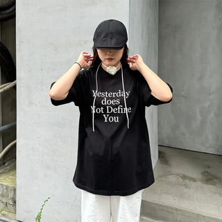 (Unisex) Yesterday Lettering Short-Sleeve T-Shirt