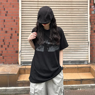 Classic print short-sleeved T-shirt