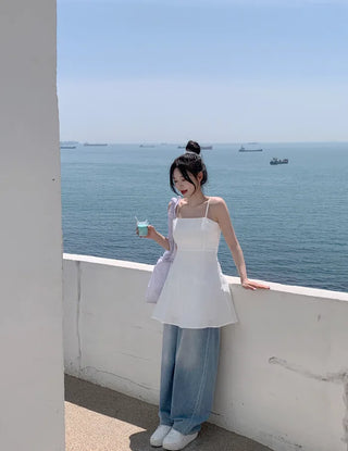 Linen camisole dress