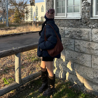 Unisex Checkered Down