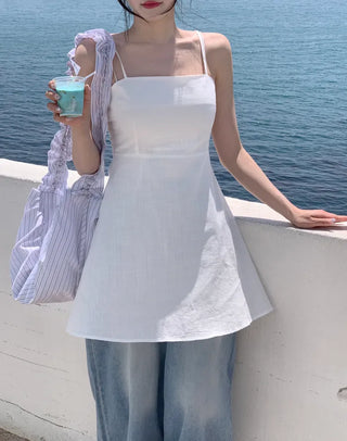 Linen camisole dress