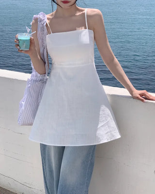 Linen camisole dress