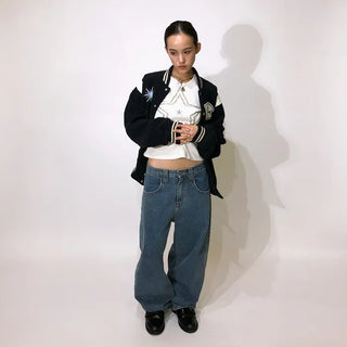 (ORIGINAL) Loose Fit Denim Pants