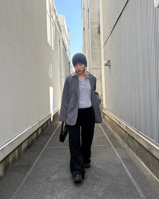 Back slit flap pocket jacket