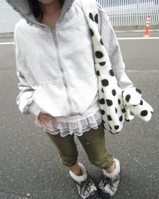 Dot Big Ribbon Boa Bag