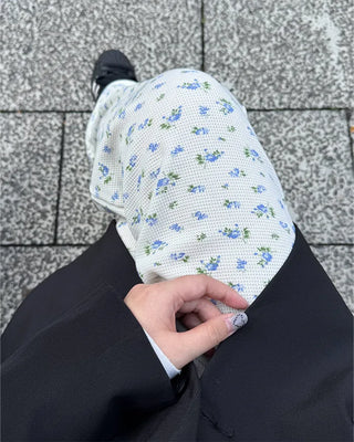 Floral Pattern Banding Pants