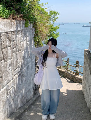 Linen camisole dress