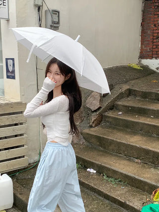 Pleated elastic waist pants (3 colors)
