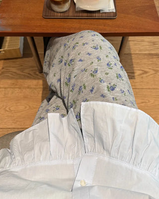 Floral Pattern Banding Pants