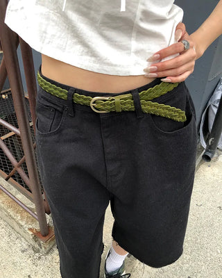 Antique mesh belt