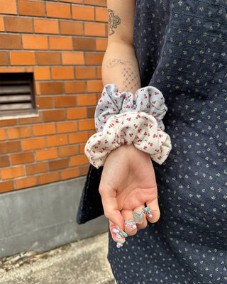 Cherry Pattern Pointelle Chouchou