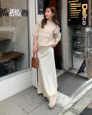 Satin Mermaid Long Skirt