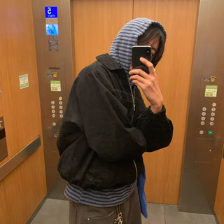 Color pocket zipper jacket