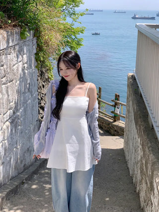 Linen camisole dress
