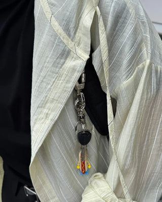 Carabiner buckle key ring