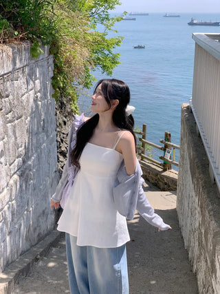 Linen camisole dress