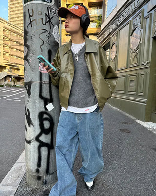 (ORIGINAL) Loose Fit Denim Pants
