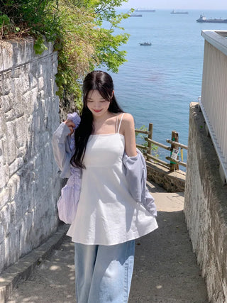 Linen camisole dress