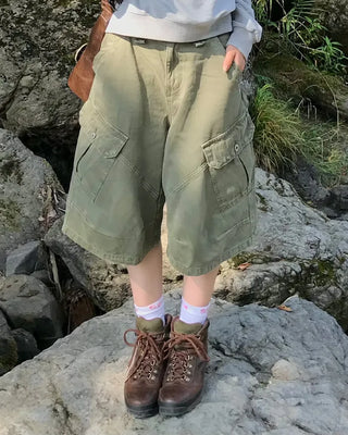 Deep Dye Bermuda Pants