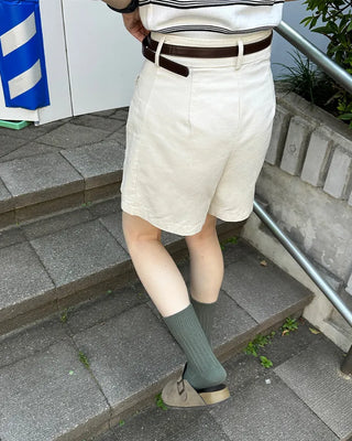 Simple cotton shorts