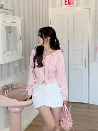 (5 colors) DR Balloon Cropped Hoodie