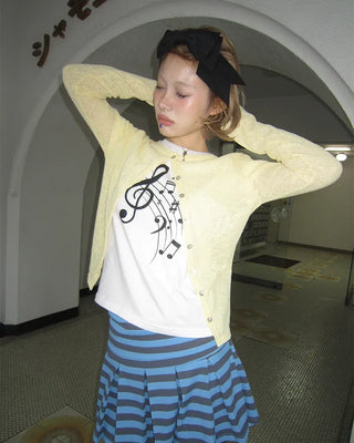 Shell Button Summer Cardigan