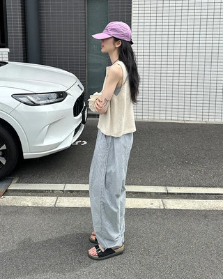 Simple knit vest