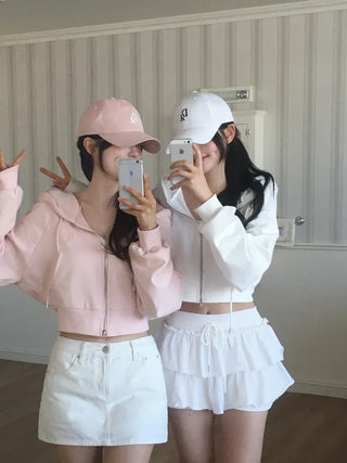 (5 colors) DR Balloon Cropped Hoodie