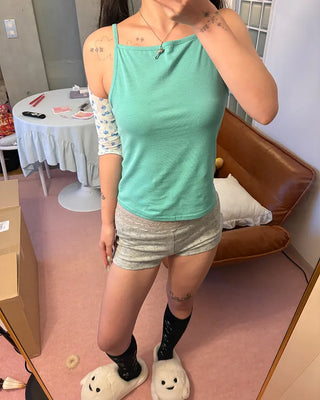 Square neck simple camisole