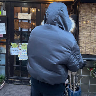 Fur Hooded Jumper